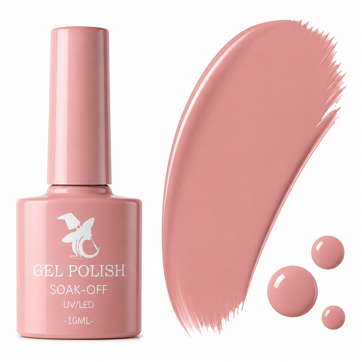 Lakier hybrydowy Dusty Rose przygaszony róż - obrazek 3