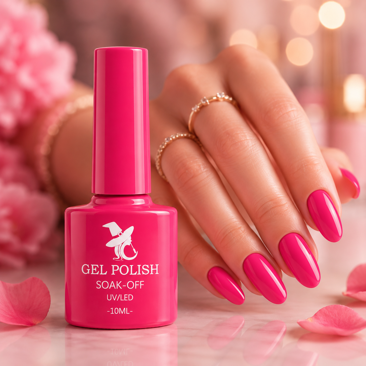 Lakier hybrydowy Raspberry Kiss malinowy - obrazek 2